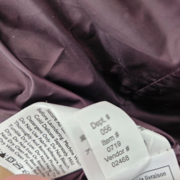 Eddie Bauer EB700 FloralGoose Down Quilted Purple  Puffer Jacket Womens Size XL - Picture 10 of 16